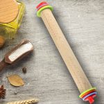 Rouleau à pâtisserie en bois avec 4 anneaux d'épaisseur – Image 8