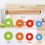 Rouleau à pâtisserie en bois avec 4 anneaux d'épaisseur – Image 11