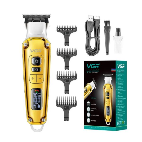 Tondeuse à cheveux professionnelle rechargeable VGR V-931