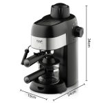 Machine à café Raf expresso italienne avec mousseur à lait - Image 6