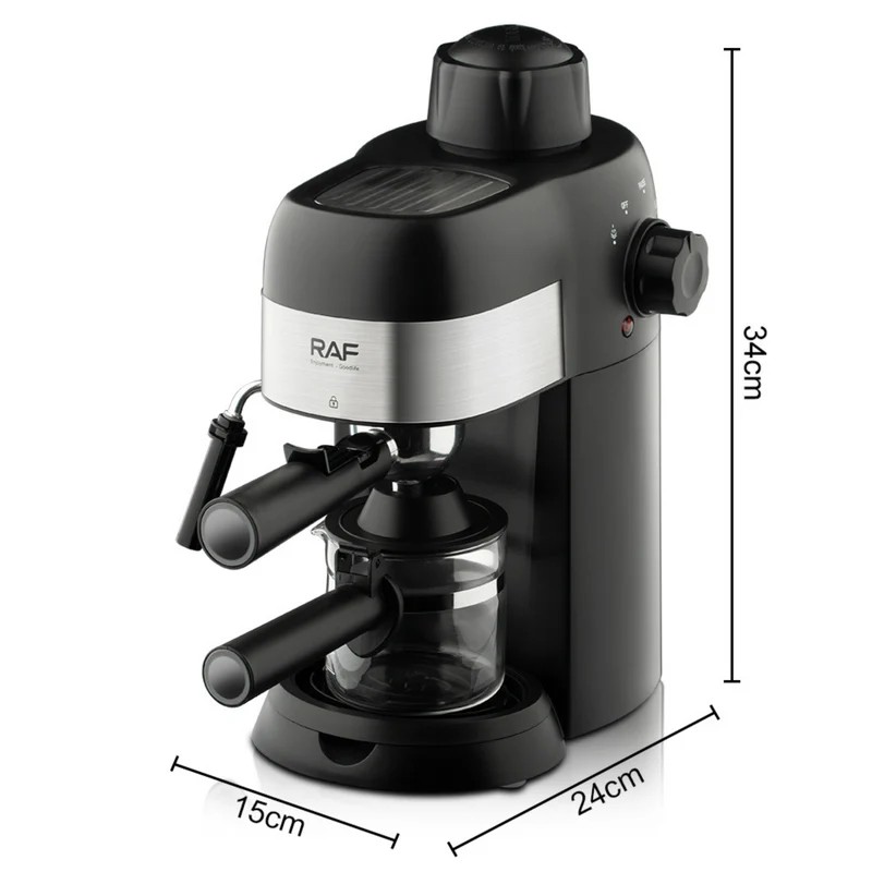machine-à café-cuisne-bureau-maison-tunisie-yallafid-vente-en-ligne-tabarka-nabel-sousse-jerba-ngafsa-gabes-3 Machine à café Raf expresso italienne avec mousseur à lait - Image 6