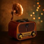 Radio vintage rechargeable Meier  MD-1317BT - Image 3