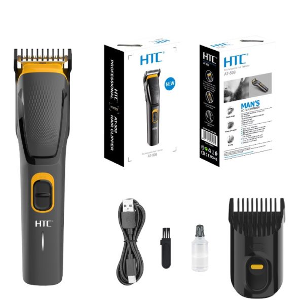 Tondeuse à barbe sans fil rechargeable HTC AT-509