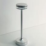 Veilleuse LED rechargeable tactile gris – Image 4