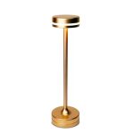 Veilleuse LED rechargeable tactile doré – Image 2