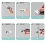 Lot de 6 verrous de sécurité des armoires et tiroirs pour enfants – Image 5
