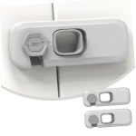 Lot de 2 verrous de sécurité des armoires et tiroirs pour enfants