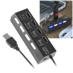 Hub USB 4 Ports avec Interrupteur