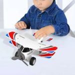 Avion jouet à manivelle pour enfant