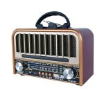 Radio NNS-6677BT rechargeable 3 bandes avec support de téléphone