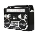 Radio portable XB-371C à 3 bandes avec Bluetooth et lampe de poche. – Image 2