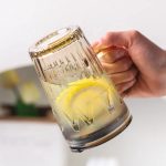 Tasse en verre transparent 450 ml avec paille et couvercle - Image 4