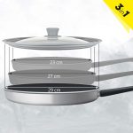 Couvercle Universel en Verre avec Bord en Silicone 3 Tailles GM – Image 3