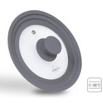 Couvercle Universel en Verre avec Bord en Silicone 3 Tailles PM