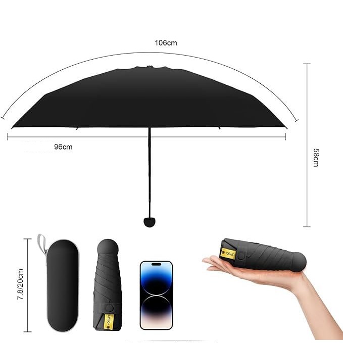 mini-parapluie-compact-vente-en-ligne-yallafid-tunisie-tabaraka-nable-jerba-3 Parapluie imperméable pliant portatif léger compact - Image 6