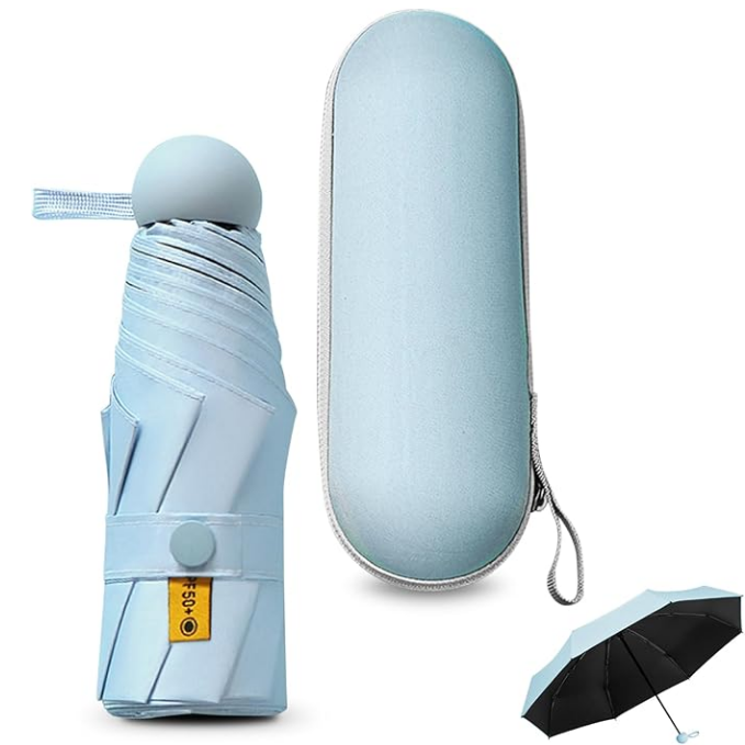mini-parapluie-petite-taille-compact-legère-yallafid-tunisie-tabaraka-vente-en-ligne-nable-sousse-beige Parapluie imperméable pliant portatif léger compact - Image 3