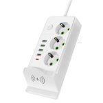 Multiprise avec 3 prises -1type C-4USB -2.1A 2m – Image 3