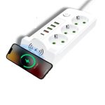 Multiprise avec 3 prises -1type C-4USB -2.1A 2m – Image 2