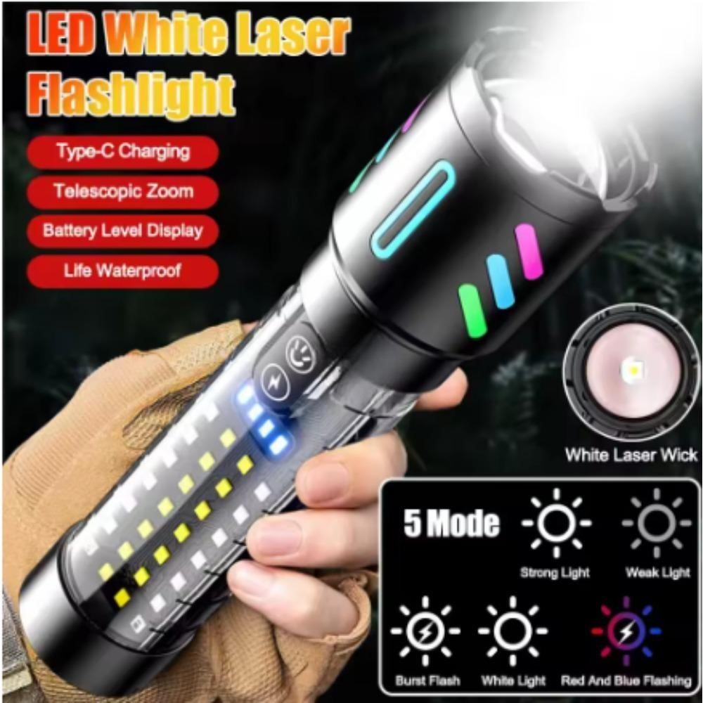 torche-lampe-poche-ultra-lumineuse-YALLAFID-promo-enligne-tunisie-haut-lum7 Lampes de poche rechargeables haute luminosité - Image 3