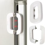 Lot de 2 serrures de verrouillage auto-adhésif pour réfrigérateur - Image 5
