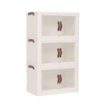 Lot de 3 Boites de rangement forme Armoire