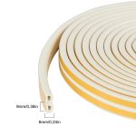 Pack de 2 Joints autocollants pour isolation de fenêtre et de porte Type D – Image 2