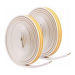 Pack de 2 Joints autocollants pour isolation de fenêtre et de porte Type D