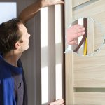 Pack de 2 Joints autocollants pour isolation de fenêtre et de porte Type D Marron – Image 4