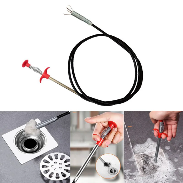 Déboucheur de canalisation flexible 160cm