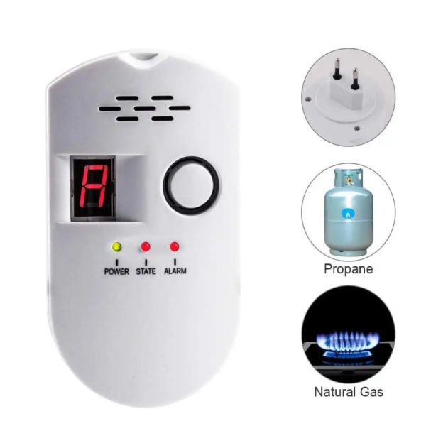 Détecteur de Gaz avec alarme sonore et visuelle