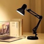 Lampe de table pliable avec socle -Noir – Image 4