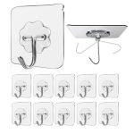 Lot de 20 Crochets Transparent Auto-Adhésifs – Image 2