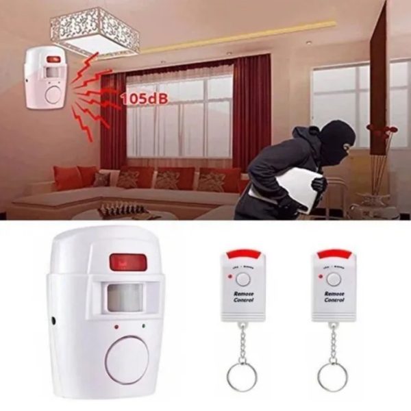 Alarme sans fil avec deux télécommandes