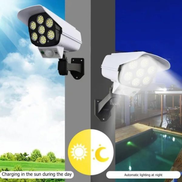 Projecteur LED solaire avec détecteur de mouvement