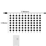 Rideau guirlande lumineux LED – Image 4