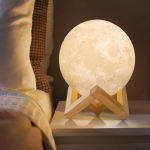 Veilleuse forme de lune 3D