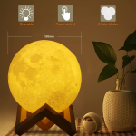 Veilleuse forme de lune 3D – Image 2