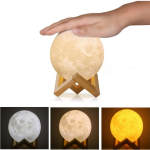 Veilleuse forme de lune 3D – Image 4