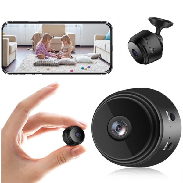 Mini caméra Wi-Fi sans fil HD 1080P