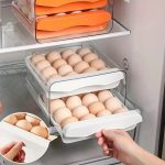 Organisateur de tiroir à œufs à deux niveaux. – Image 2