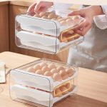 Organisateur de tiroir à œufs à deux niveaux. – Image 4