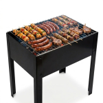 Barbecue rectangulaire à 4 pieds 50X30X50 cm – Image 4