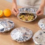 10 Couvercles de Plat Isolant en Film Aluminium. – Image 5