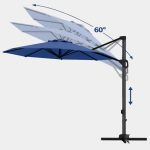 Parasol de terrasse déporté avec manivelle – Image 11
