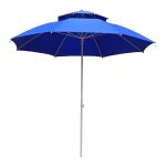 Parasol grand modèle double toit forme rond 3 m – Image 5