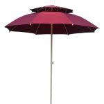 Parasol grand modèle double toit forme rond 3 m – Image 4