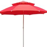Parasol grand modèle double toit forme rond 3 m – Image 3