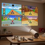 Projecteur de Jeu Smart 2en1 Ultra HD avec 2 manettes sans fil – Image 3