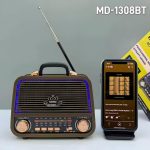 Radio portable sans fil classique MD-1308BT – Image 2