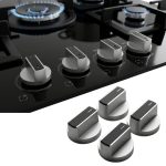 Lot de 4 Boutons Universels pour Cuisinière à Gaz -Gris – Image 2